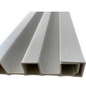 Cantoneira para Revestimento Ripado Branco Neve - 1 Unidade