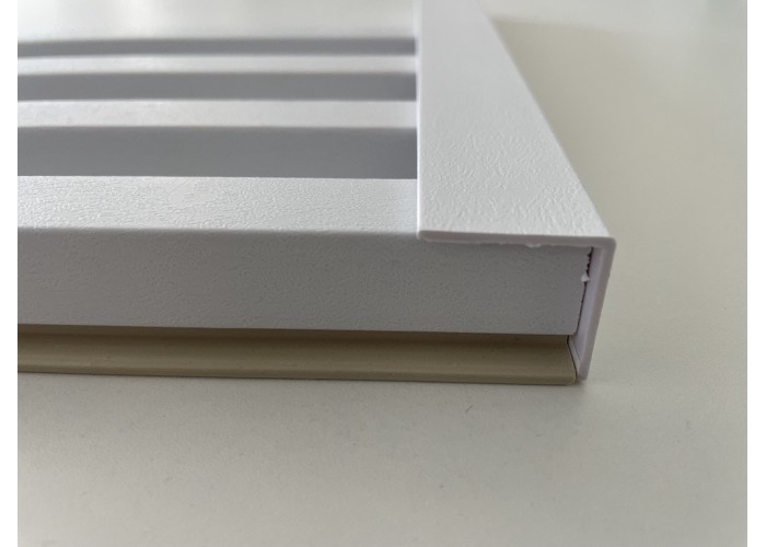Cantoneira para Revestimento Ripado Branco Neve - 1 Unidade