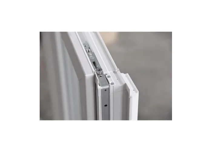 Janela PVC Oscilobatente Por Medida com Estore 2 Folhas Vidro Duplo Aluplast A+