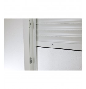 Janela PVC Oscilobatente Por Medida com Estore 2 Folhas Vidro Duplo Aluplast A+