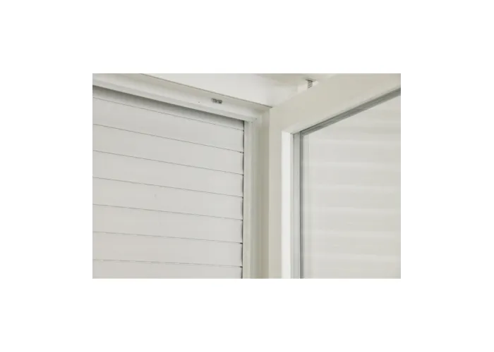 Janela PVC Oscilobatente Por Medida com Estore 2 Folhas Vidro Duplo Aluplast A+