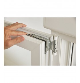 Janela PVC Oscilobatente Por Medida com Estore 2 Folhas Vidro Duplo Aluplast A+