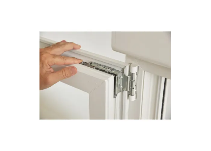 Janela PVC Oscilobatente Por Medida com Estore 2 Folhas Vidro Duplo Aluplast A+