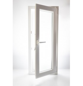 Janela PVC Oscilobatente Por Medida Direita Vidro Duplo Aluplast A+
