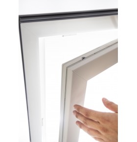 Janela PVC Oscilobatente Por Medida Direita Vidro Duplo Aluplast A+