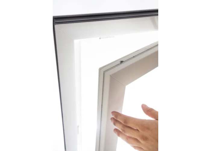 Janela PVC Oscilobatente Por Medida Direita Vidro Duplo Aluplast A+