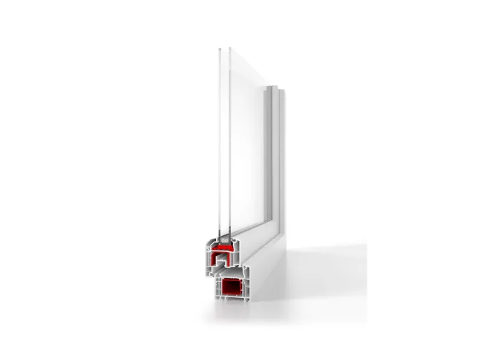 Janela PVC Oscilobatente Por Medida Direita Vidro Duplo Aluplast A+