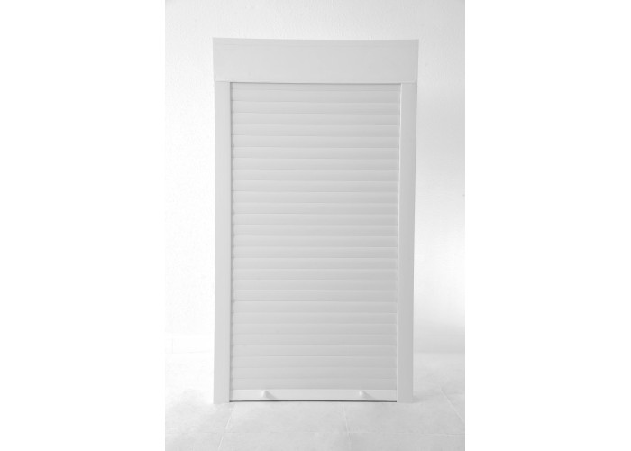 Janela PVC Oscilobatente Direita Por Medida com Estore Vidro Duplo Aluplast A+