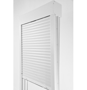 Janela PVC Oscilobatente Esquerda Por Medida com Estore Vidro Duplo Aluplast A+