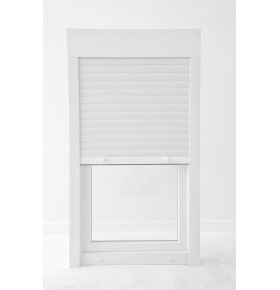 Janela PVC Oscilobatente Esquerda Por Medida com Estore Vidro Duplo Aluplast A+