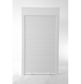 Janela PVC Oscilobatente Esquerda Por Medida com Estore Vidro Duplo Aluplast A+