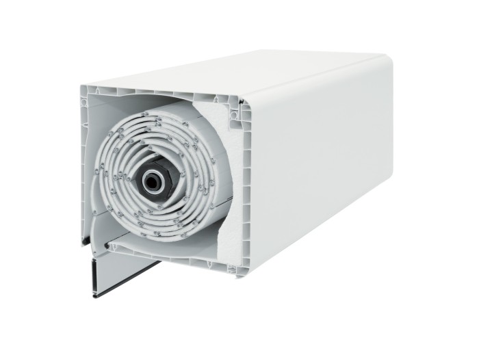 Janela de Correr PVC Por Medida com Estore 2 Folhas Vidro Duplo Aluplast A+