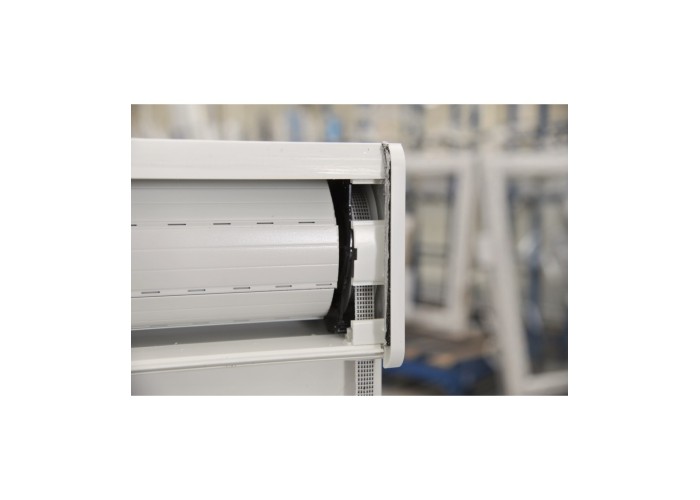 Janela de Correr PVC Por Medida com Estore 2 Folhas Vidro Duplo Aluplast A+