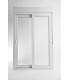 Janela de Correr PVC Por Medida com Estore 2 Folhas Vidro Duplo Aluplast A+