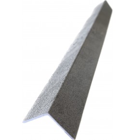 Cantoneira para Revestimento Ripado Prateado 280x2,2x2,2cm - 1 Unidade