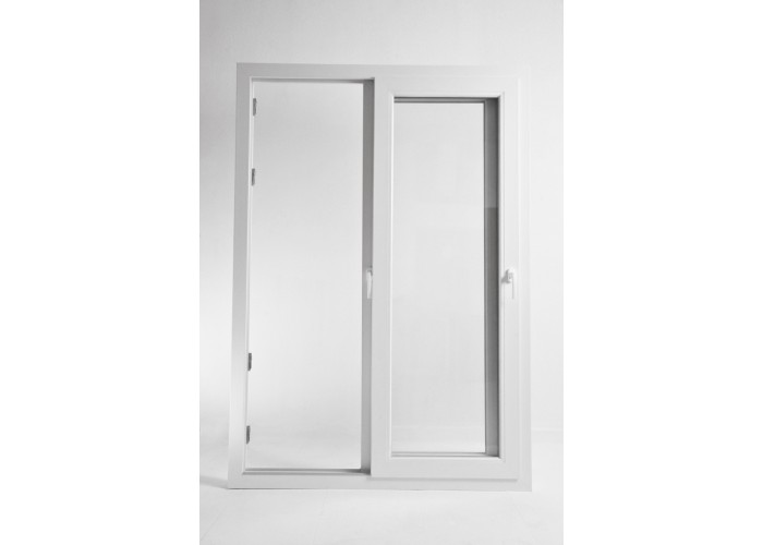 Porta Janela de Correr PVC 150x200cm Vidro Duplo Aluplast