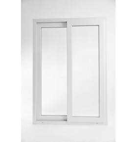Porta Janela de Correr PVC 200x200cm Vidro Duplo Aluplast