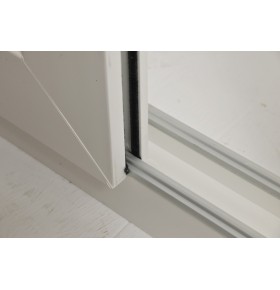 Porta Janela de Correr PVC 200x200cm Vidro Duplo Aluplast