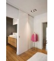 Porta de Correr 200x80cm Branco com Ferragens e Guarnição