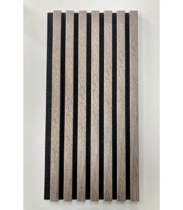 Revestimento Ripado Acústico Cinza