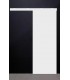 Porta de Correr 200x80cm Branco com Ferragens e Guarnição