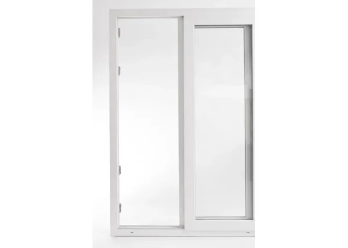 Porta Janela de Correr PVC 3F 200x200cm Vidro Duplo Aluplast