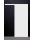 Porta de Correr 200x90cm Branco com Ferragens e Guarnição