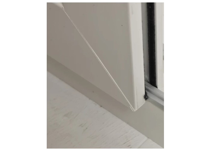 Porta Janela de Correr PVC 3F 200x200cm Vidro Duplo Aluplast