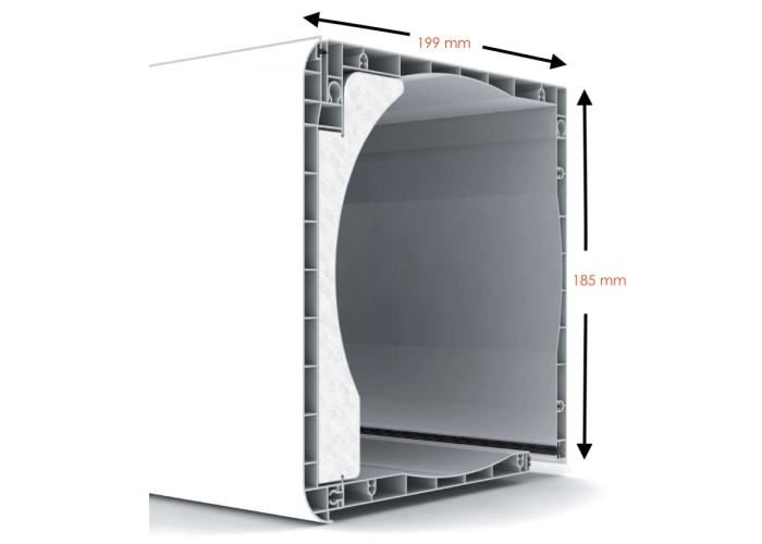Janela de Correr PVC Por Medida com Estore 2 Folhas Vidro Duplo Aluplast A+