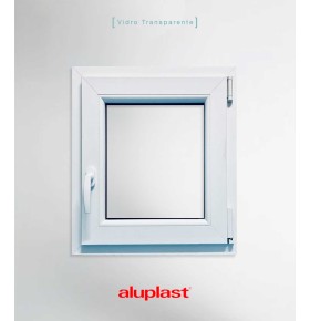 Janela PVC 60x80cm Oscilobatente DIREITA Vidro Duplo ALUPLAST