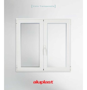 Janela PVC 100x120cm Oscilobatente Vidro Duplo ALUPLAST