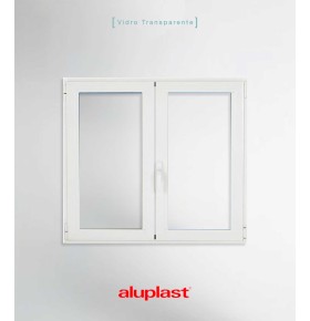 Janela PVC 120x100 Oscilobatente vidro duplo Aluplast A+ | Entrega rápida