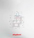 Janela PVC 50×50 cm Oscilobatente vidro duplo fosco | Aluplast A+
