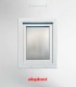 Janela PVC 50x80 Oscilobatente Fosca Aluplast A+ | Entrega rápida