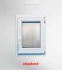 Janela PVC 50x80 Oscilobatente Fosca Aluplast A+ | Entrega rápida