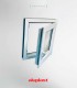Janela PVC 50x80 Oscilobatente Fosca Aluplast A+ | Entrega rápida