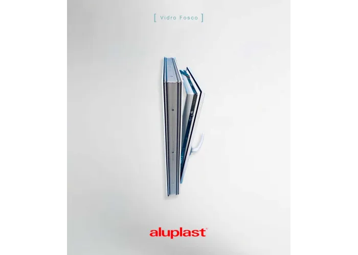 Janela PVC 50x80 Oscilobatente Fosca Aluplast A+ | Entrega rápida