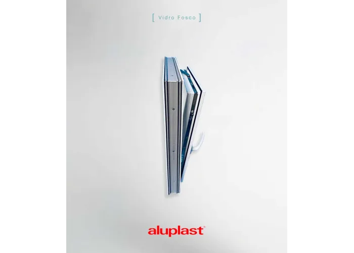 Janela PVC 50x100 Oscilobatente Fosca Aluplast A+ | Entrega rápida