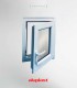 Janela PVC 60×80 cm Oscilobatente vidro duplo fosco | Aluplast A+