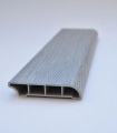 Rodapé Alveolar PVC para Best Floor 521 - Carvalho Cinza-Escuro 60x12mm 240cm