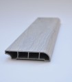 Rodapé Alveolar PVC para Best Floor 522 - Carvalho Cinza-Claro 60x12mm 240cm