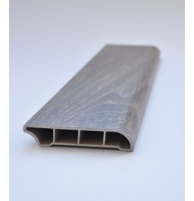 Rodapé Alveolar PVC para Best Floor 525 - Carvalho Castanho 60x12mm 240cm