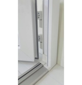 Porta Exterior PVC Vidro Duplo Transparente Direita - Por Medida