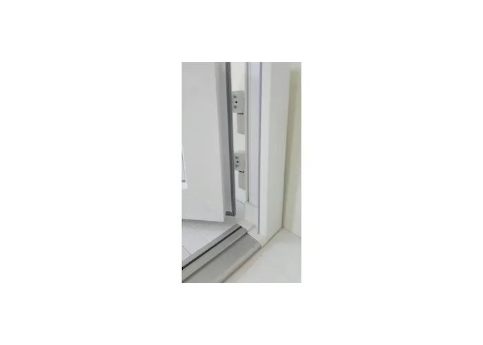 Porta Exterior PVC Ibiza Branca Direita - Por Medida