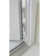Porta Exterior PVC Vidro Duplo Fosco 90x200cm Direita