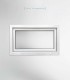 Janela PVC 100x50cm Basculante Vidro Duplo transparente|Entrega rápida