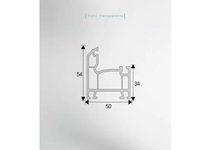 Janela PVC 100x80cm Basculante Vidro Duplo transparente|Entrega rápida