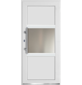 Porta Exterior PVC DELTA 90x200cm Branca DIREITA ALUPLAST Fabrico Especial