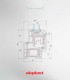 Janela PVC 60x60cm Oscilobatente Esquerda Carvalho Dourado Vidro Duplo Fosco Liso Aluplast