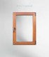 Janela PVC 70x100cm Oscilobatente Direita Carvalho Dourado Vidro Duplo